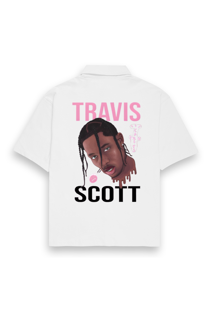 Travis Scott Oversized Shirt – White