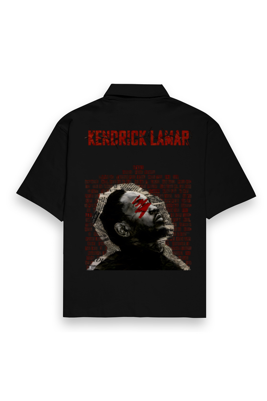 Kendrick Lamar Oversized Shirt – Black