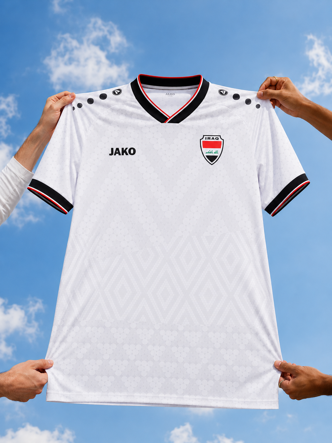 Pre Order Only | White Iraq National Team Kit | World Cup Edition 2026 Black