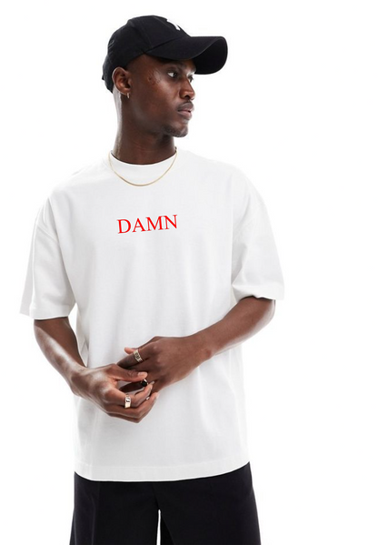 Kendrick Lamar Oversized T-Shirt – White