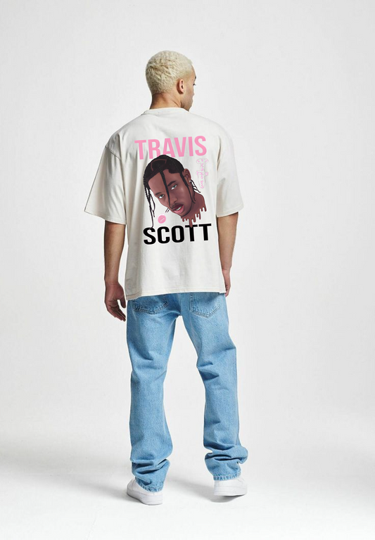 Travis Scott Oversized Tshirt - White