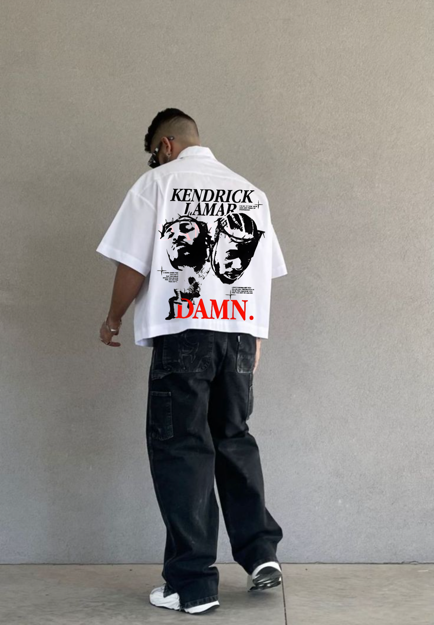 Travis Scott Oversized Shirt – White